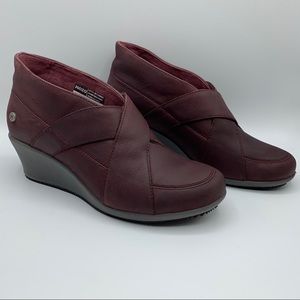 Mozo Descanso Leather Ankle Bootie Oxblood Size 8
